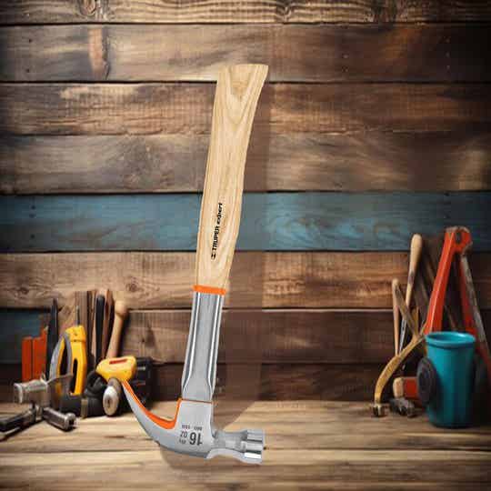 MARTILLO PROFESIONAL PULIDO ESPEJO 16 OZ UÑA CURVA, EXPERT