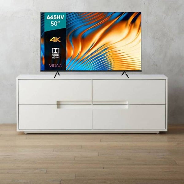 PANTALLA LED 50P UHD 4K ASISTENTE GOOGLE TV HISENSE 50A65HV