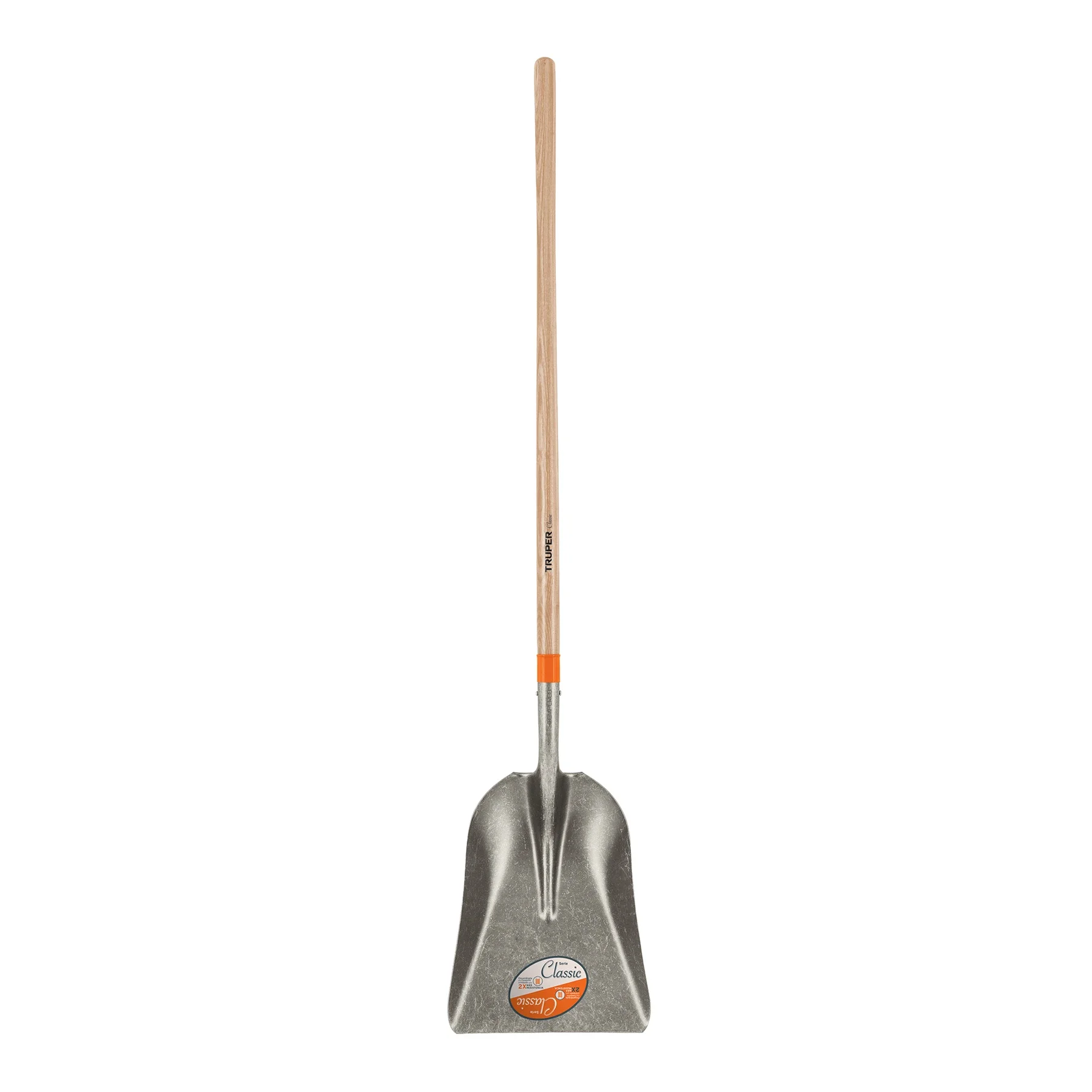 AM3K17174 Pala carbonera Classic, mango largo 49', TRUPER