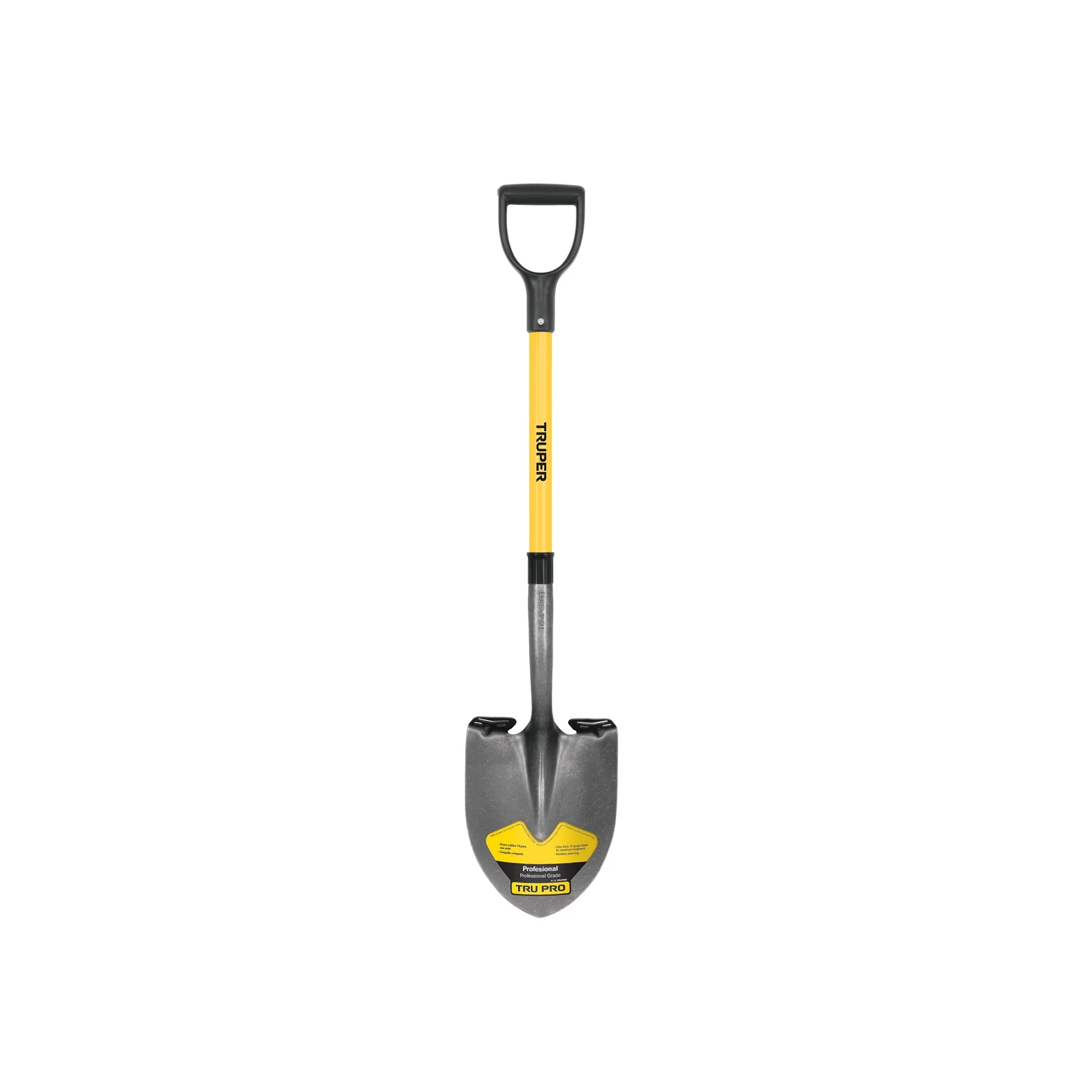 AM3K17150 Pala redonda Tru Pro, puño 'Y', mango de fibra de vidrio