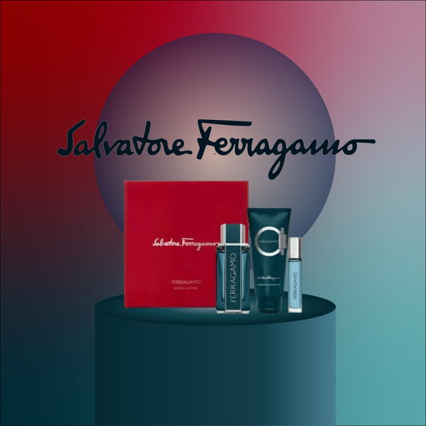 SALVATORE FERRAGAMO INTENSE LEATHER + MINIATURA + SHOWER GEL 100ML