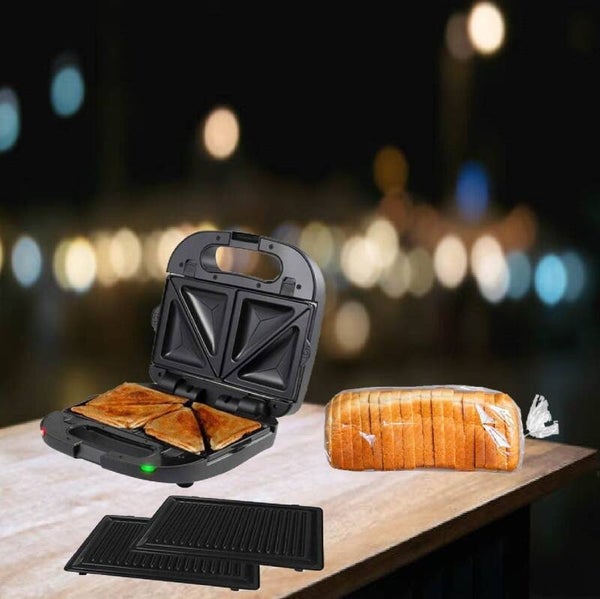 SANDWICHERA NEGRA 2 EN 1 KOBLENZ SKM-900 NI