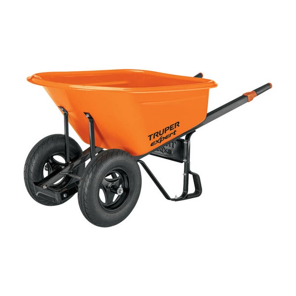 AM3K103007 Carretilla 7ft3 EXPERT plástica, 2 llantas, bastidor metálico