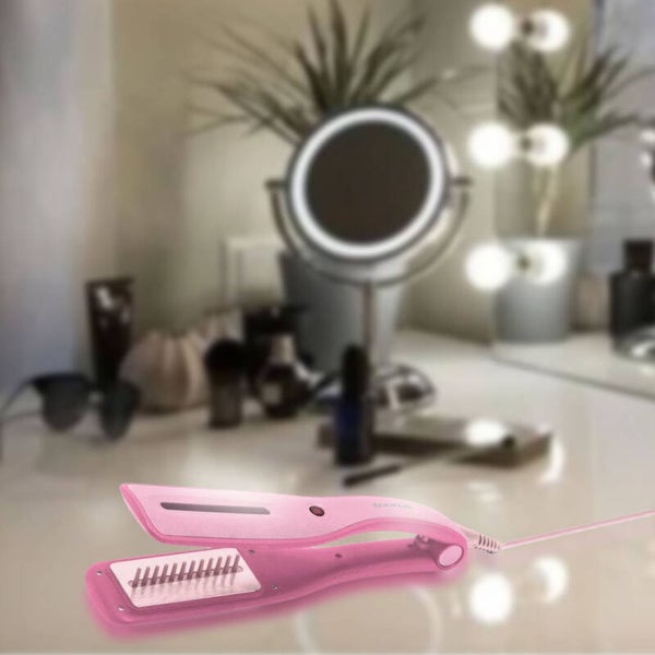 0013 Plancha Alaciadora 1 1/2" Turmalina/Cerámica Taurus Rosa