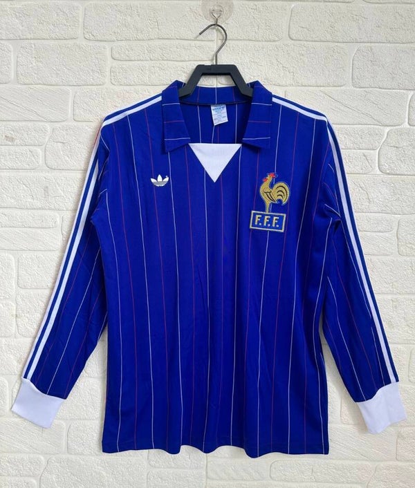 France national team home shirt from the 1980–1982 longsleeve