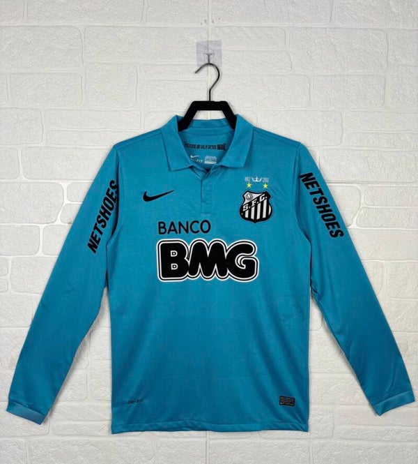 long-sleeve Santos FC retro jersey from the 2012-2013 season
