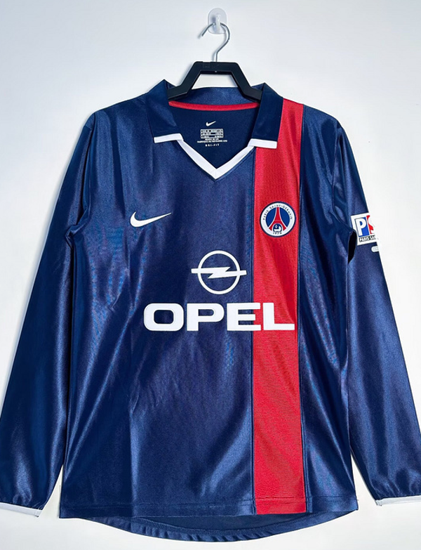 2001-02 Paris PSG home retro long sleeve
