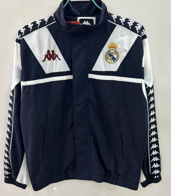 real madrid windbreaker coat