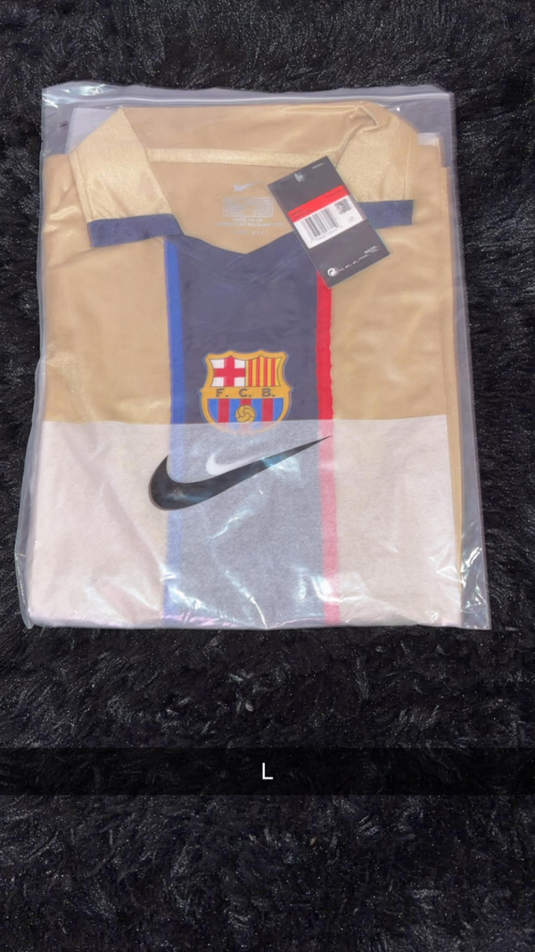 Instant Shipping  2001-2003 FC Barcelona away shirt L