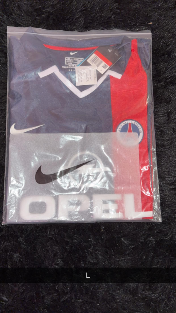Instant Shipping  Paris Saint-Germain home shirt 2001/2002 Large