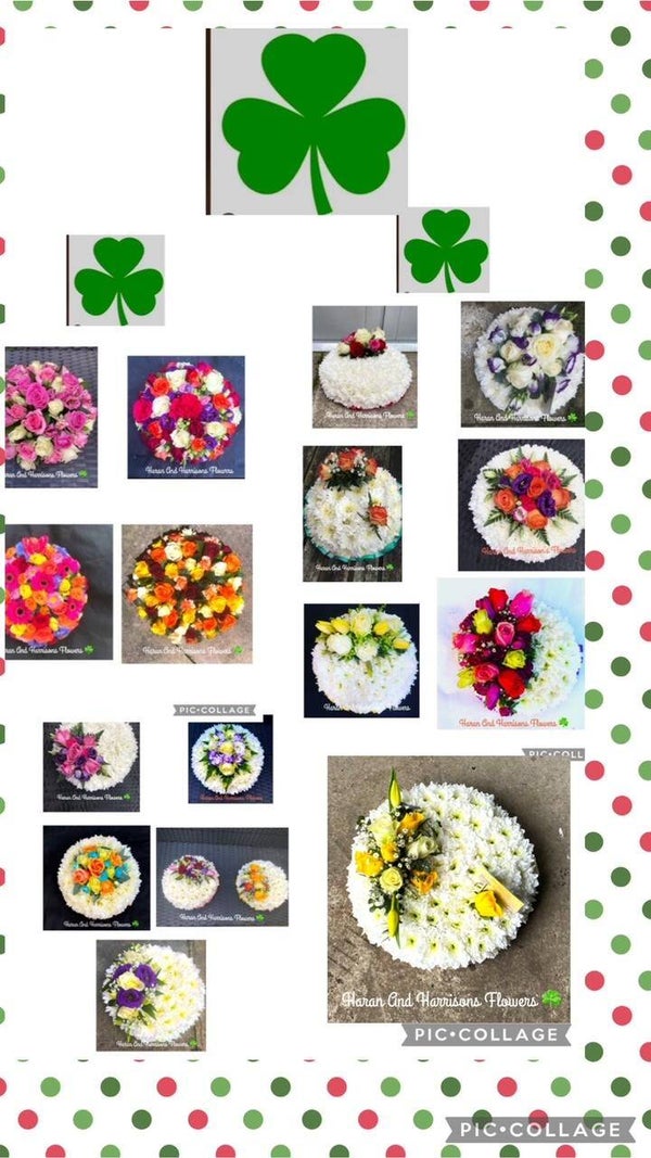 Funeral Flowers Posy Pad From