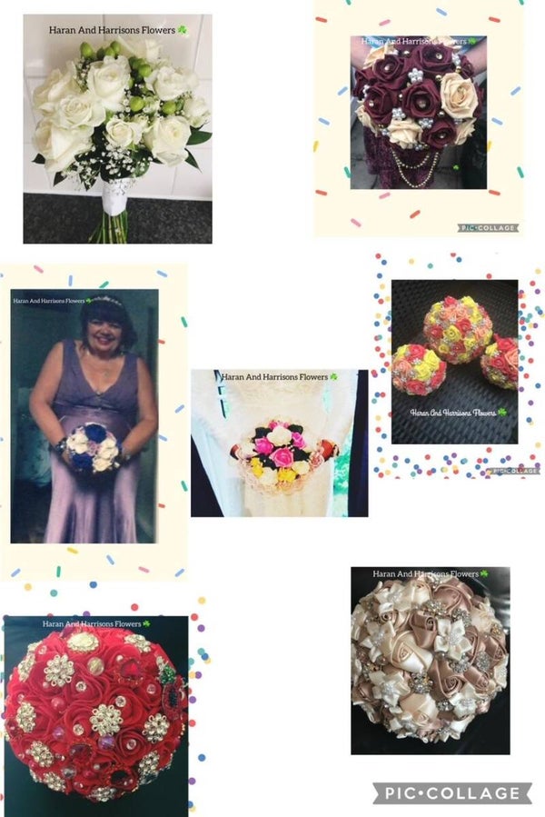 Wedding Flowers And Artifical Fish Bowls Flowers