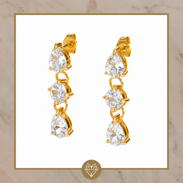 Oorbellen Diamonds are girls best friend