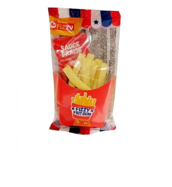 Fizzy frit gum