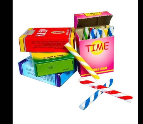 Cigarette chewing-gum