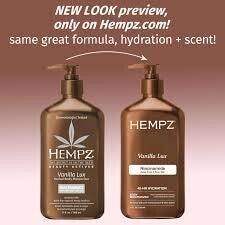 Hempz Beauty Actives Vanilla Lux Herbal Body Moisturizer