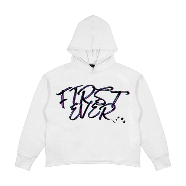 EEZZY White Hoodie ''First Ever'' - central -