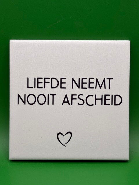 Denken aan/ Opsteker 15x15 tegel