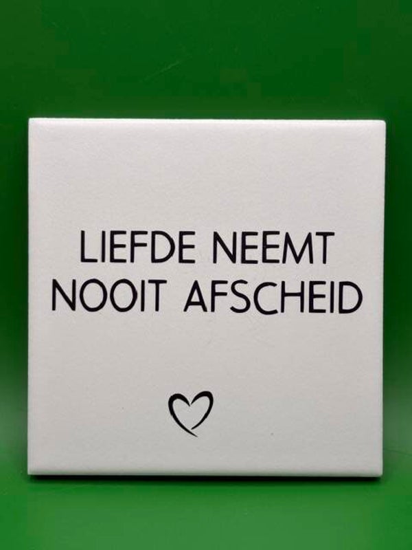Denken aan/ Opsteker 15x15 tegel