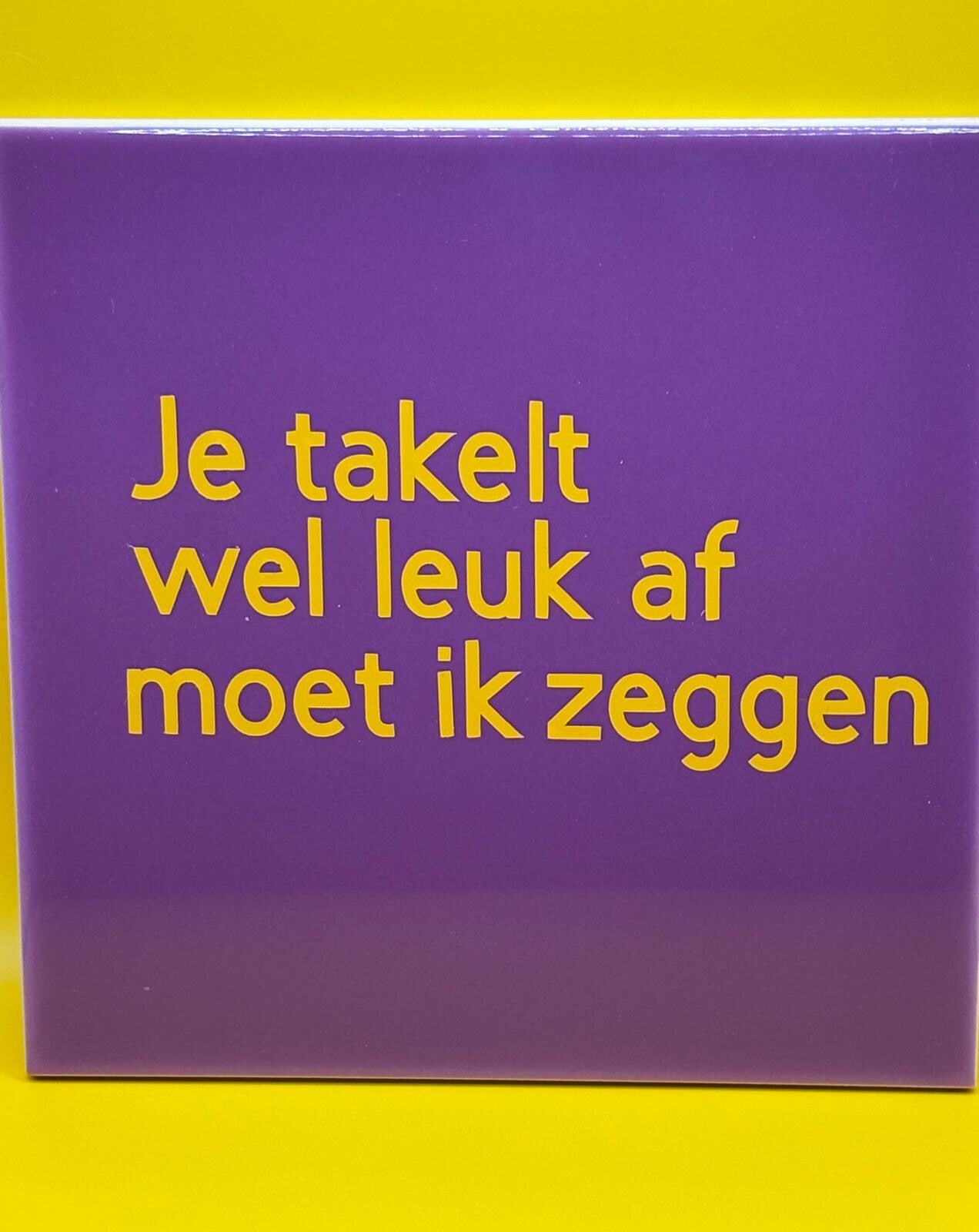 Verjaardag 15x15 tegel