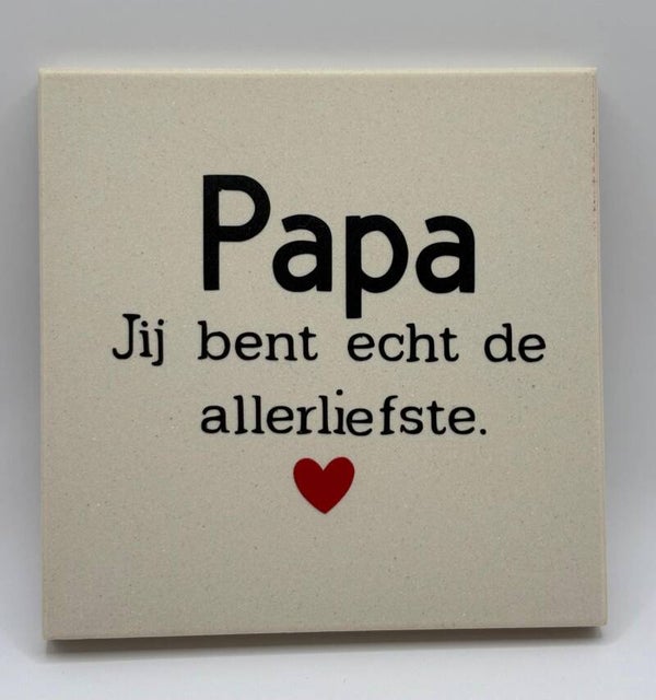 Vaderdag/Opa 10x10 tegel