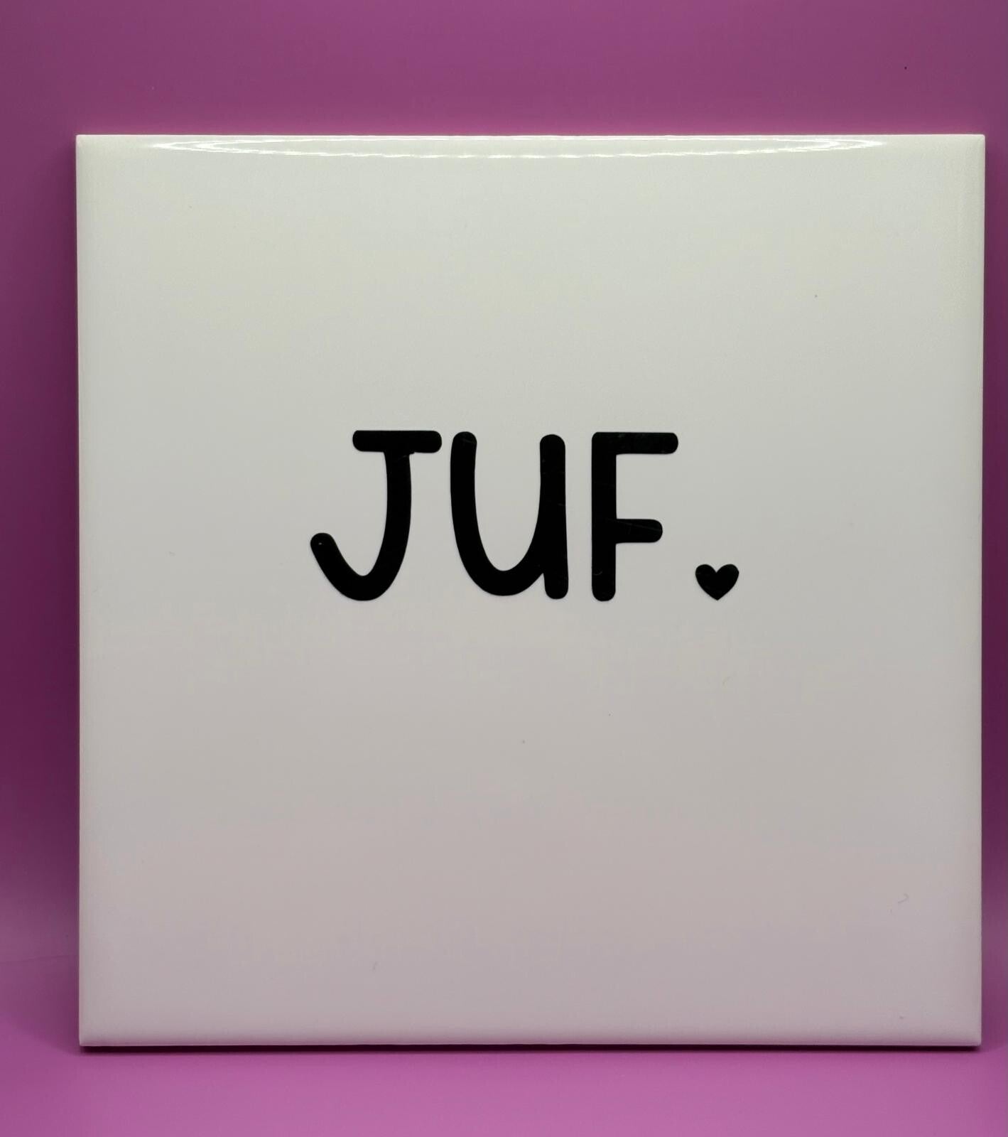 meester/juf 15x15 tegel