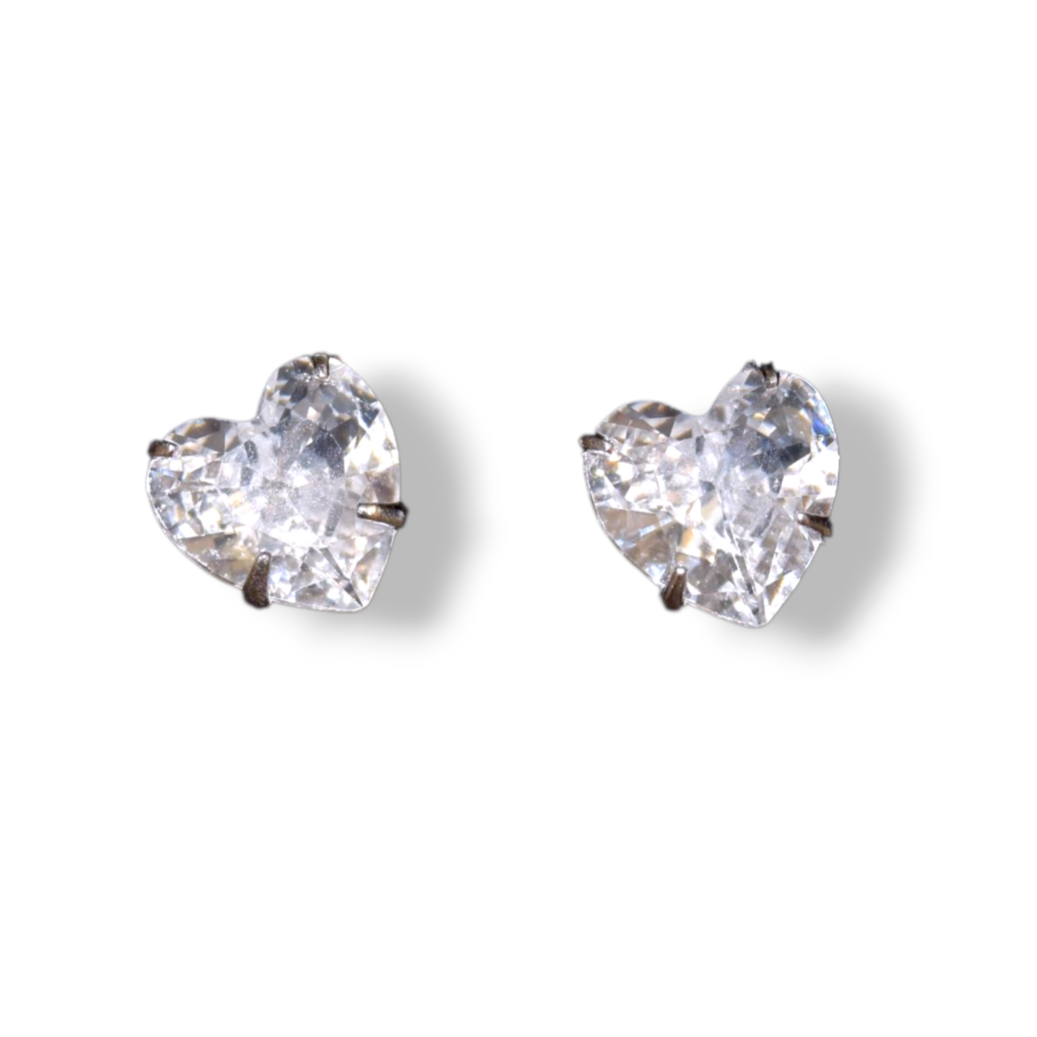 S925 Heart Studs