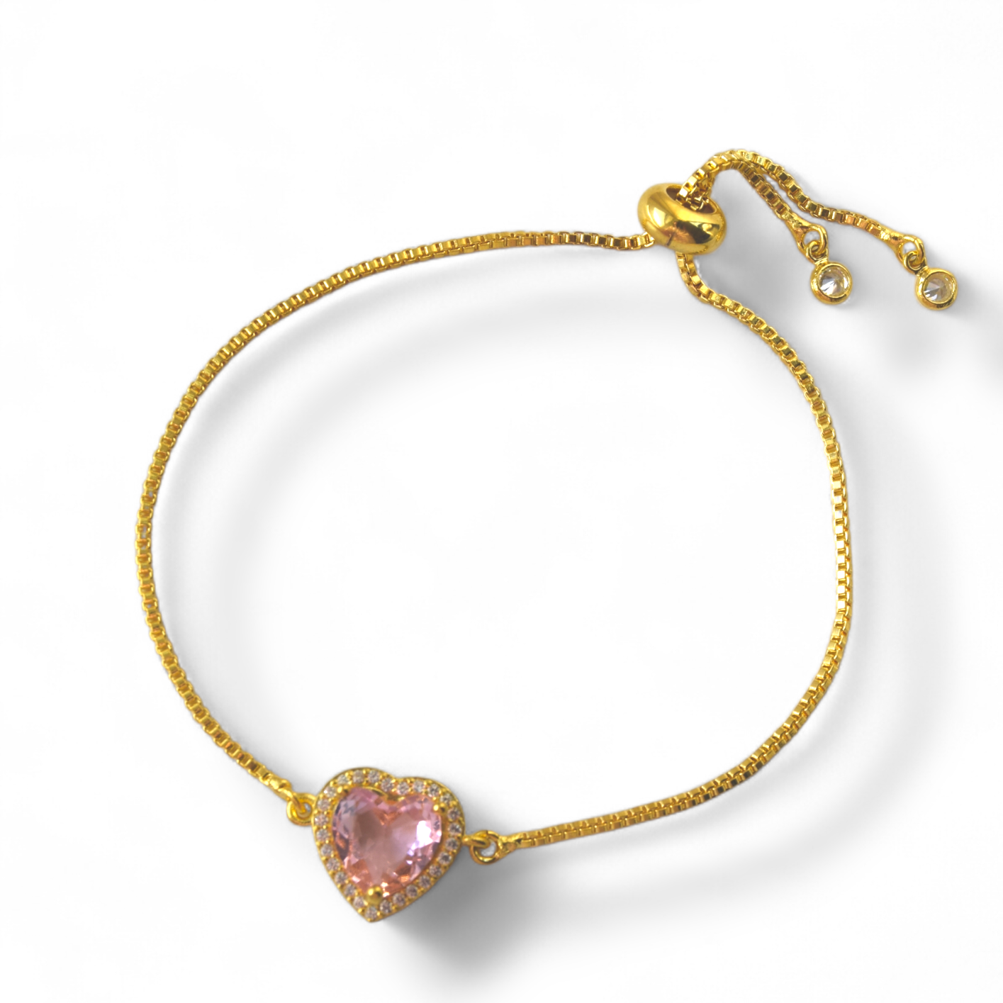 Pink Heart Bracelet