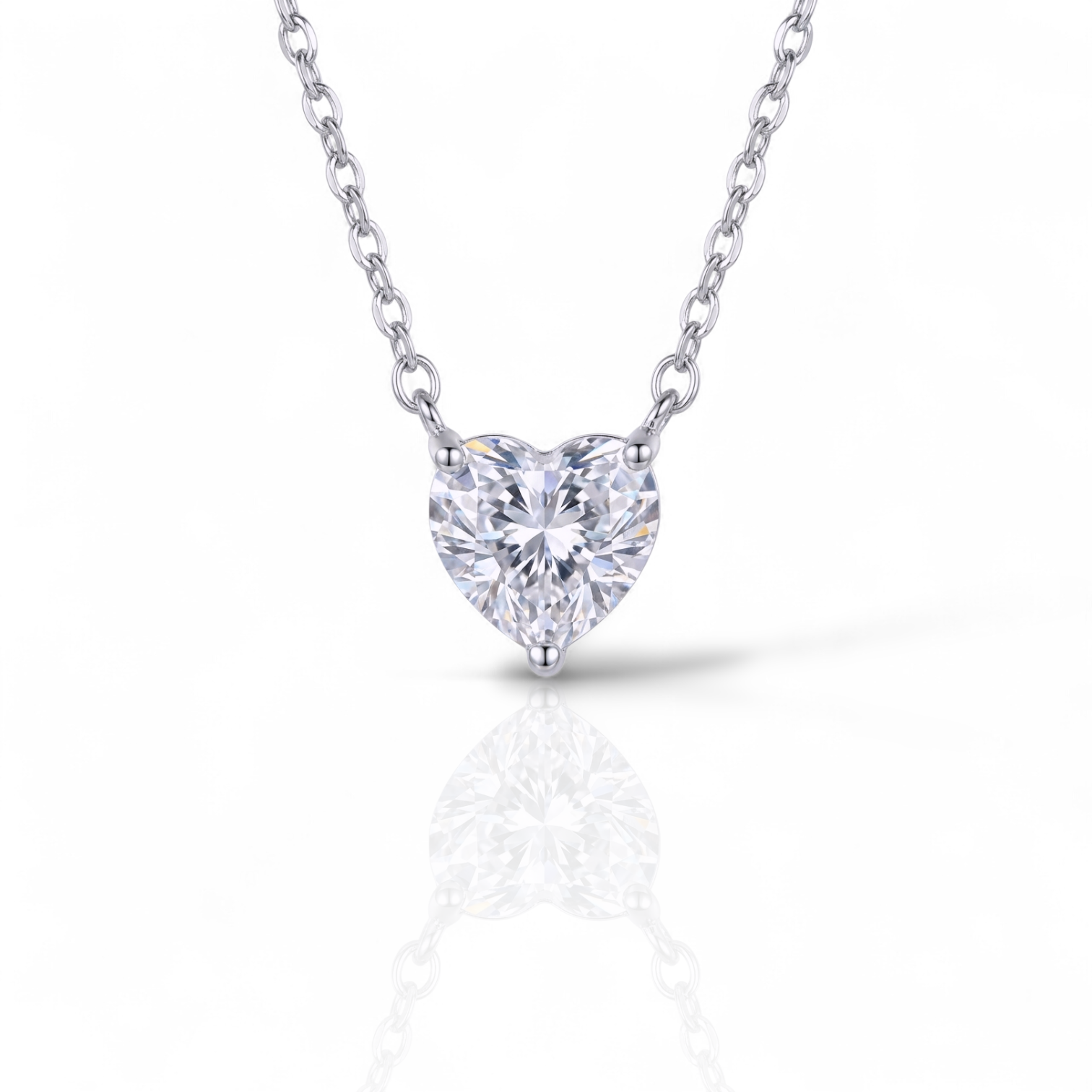 S925 Crystal Hearth Necklace