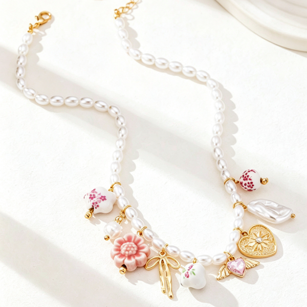 Roseline Charm Necklaces