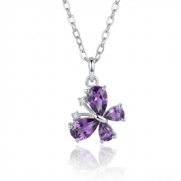 Silver Butterfly Necklace