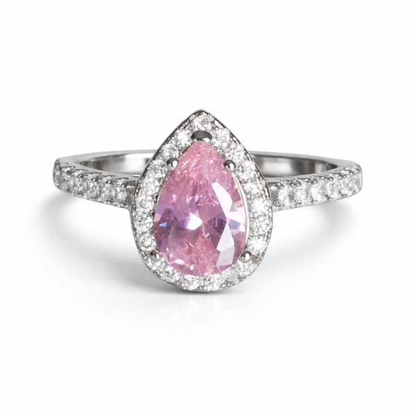 S925 Rose-Drop Ring
