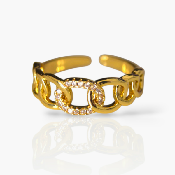 Gold Chain Ring