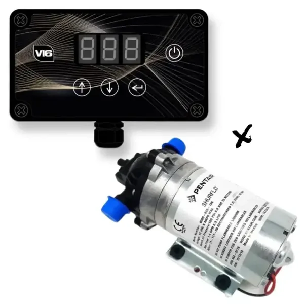 Spring Varistreamer V16 + Shurflo pomp 100 PSI