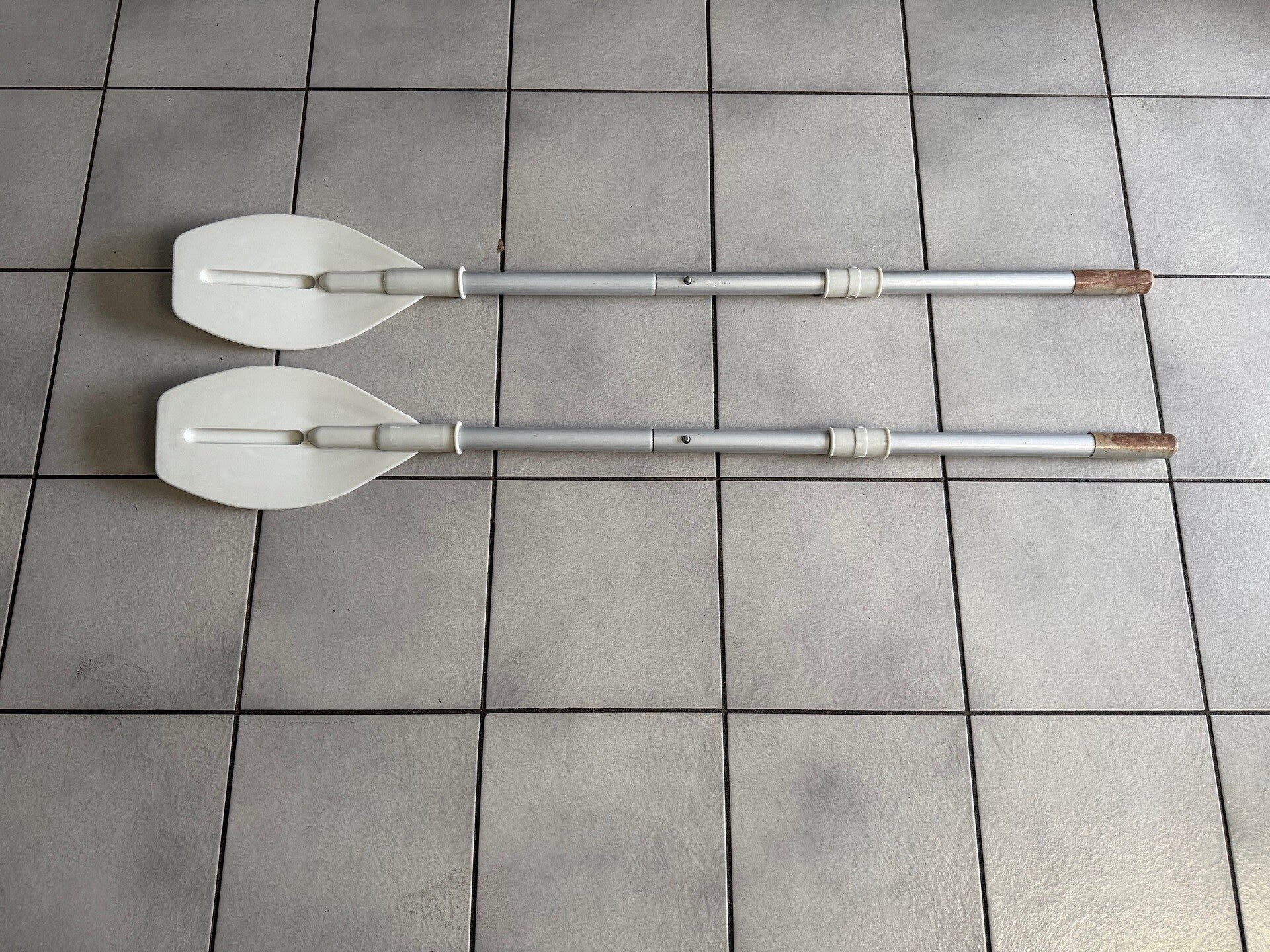 Peddels set grijs deelbaar 135 cm