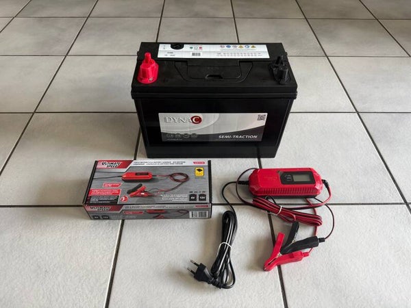 Dynac 105Ah inclusief NIEUWE ! UltimateSpeed accu oplader alleen icm aankoop van een fluistermotor