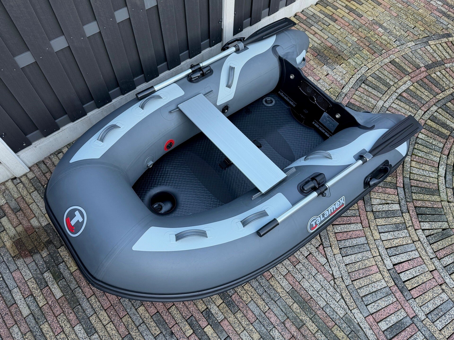 Talamex Highline HLA 230 Nieuwe Kleur ! Storm Grey 2.30 x 1.45 tubes Ø 42 cm (airdeck / opblaasbare kiel)