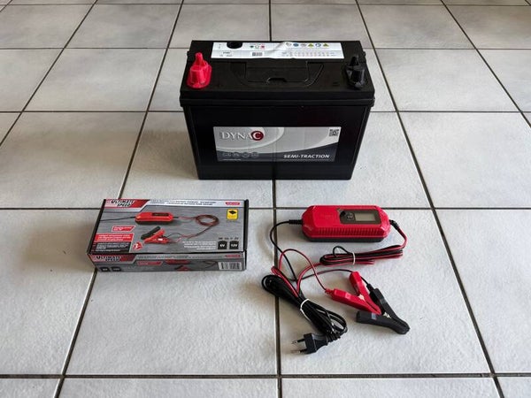 Dynac 105Ah inclusief NIEUWE ! UltimateSpeed accu oplader alleen icm aankoop van een fluistermotor