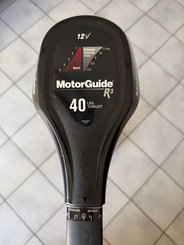 Motorguide R3 40 LBS 12 Volt met accu snelklemmen