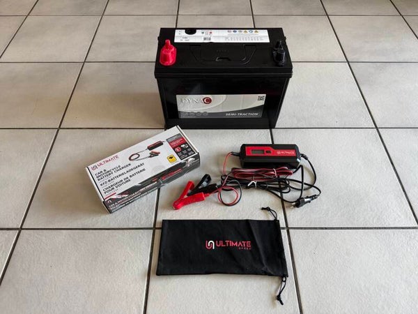 Dynac 105Ah inclusief NIEUWE ! UltimateSpeed accu oplader alleen icm aankoop van een fluistermotor