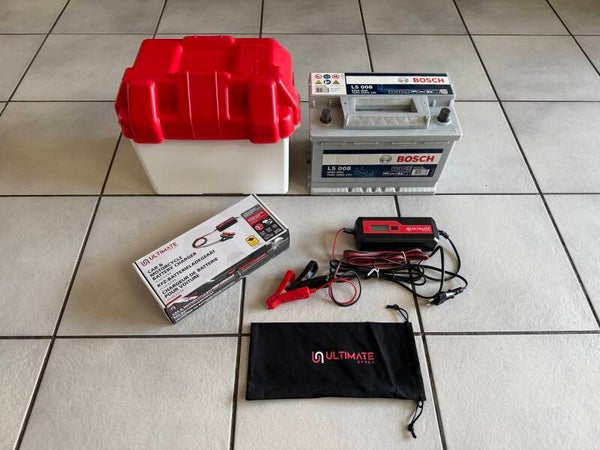 Bosch 75Ah inclusief NIEUWE ! UltimateSpeed accu oplader en accu opberg box alleen icm aankoop van een fluistermotor