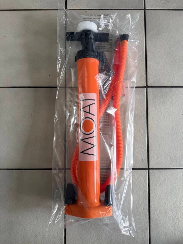 MOAI opblaaspomp met drukmeter NIEUW ! voor rubberboot / sup