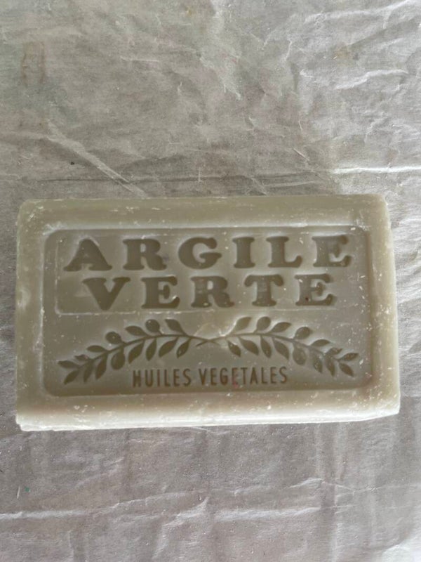 Savon de Marseille , bio, argile verte, 120 g