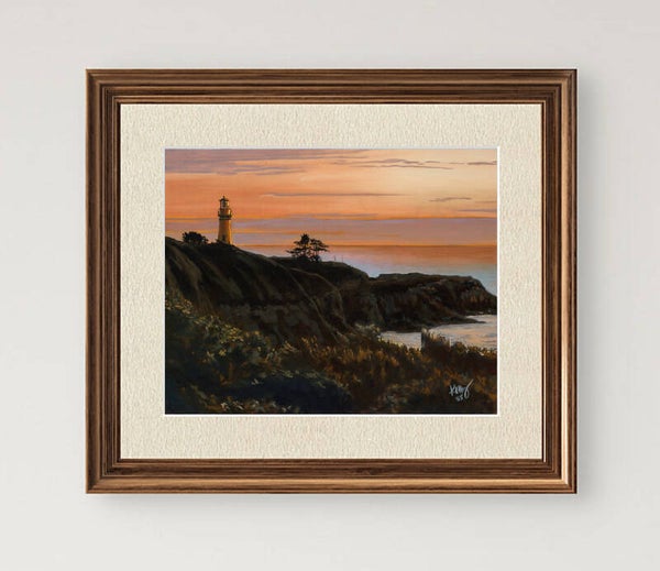 Oregon Light House Sunset