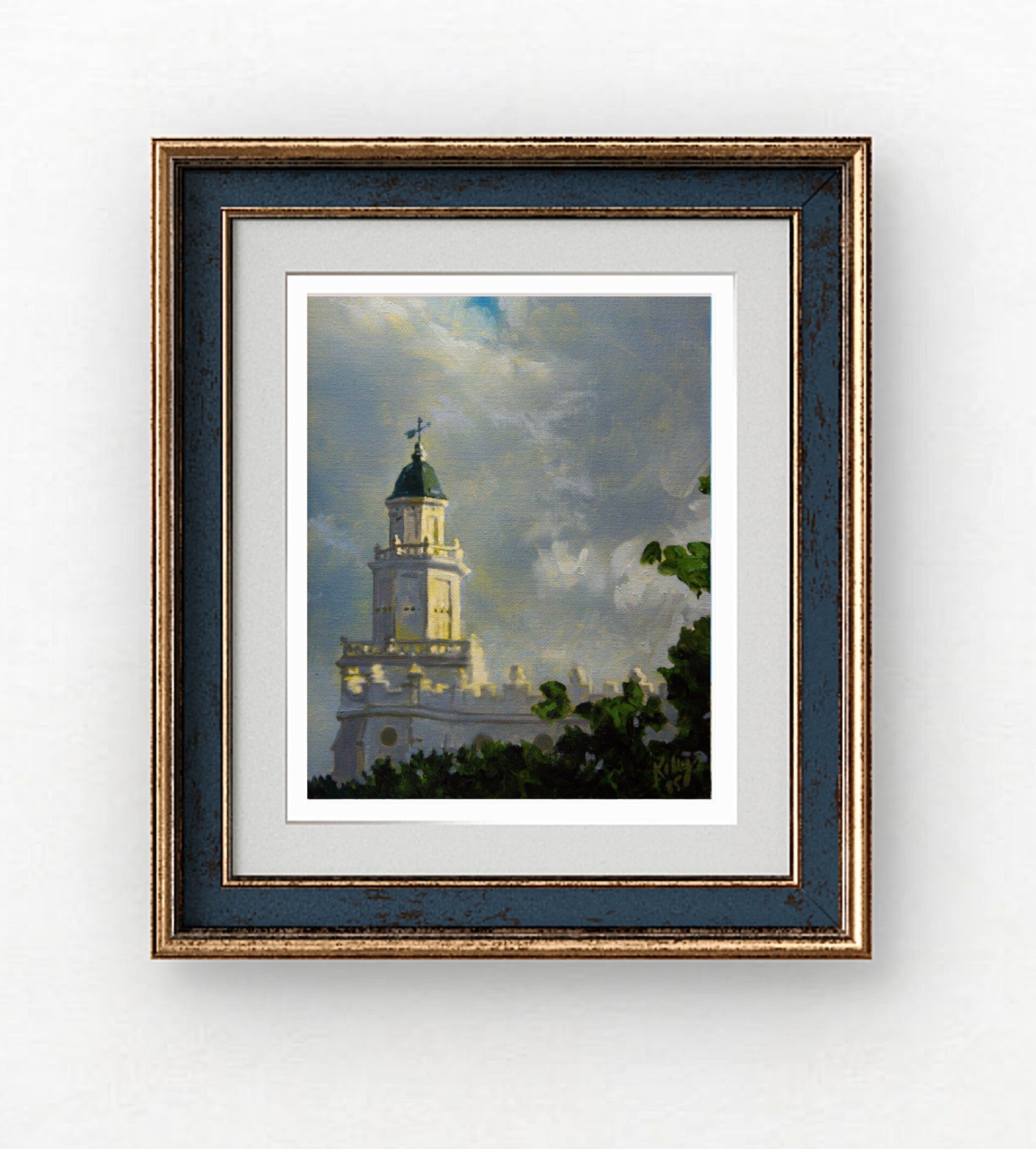 St George Temple Evening