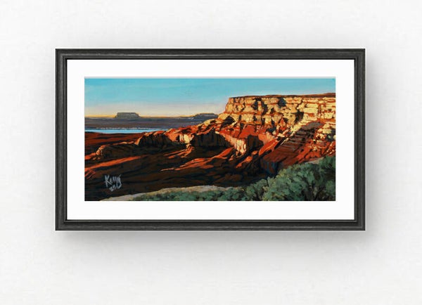 Southern Utah Mountains at Dusk