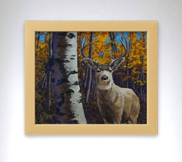 Deer In Aspens