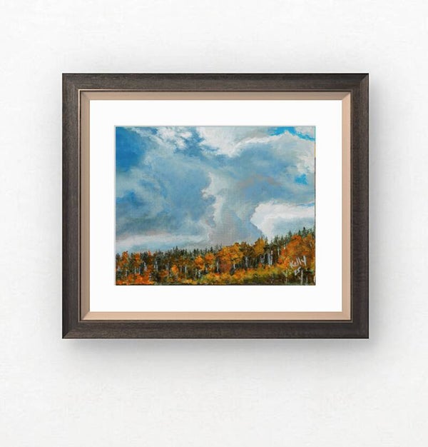 Fall Cabin Clouds