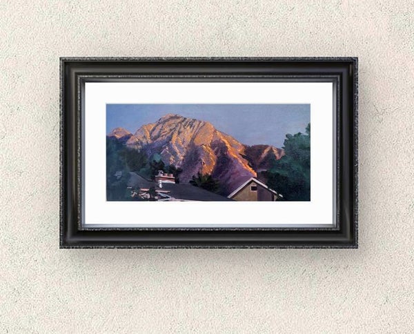 Mt Olympus at dusk
