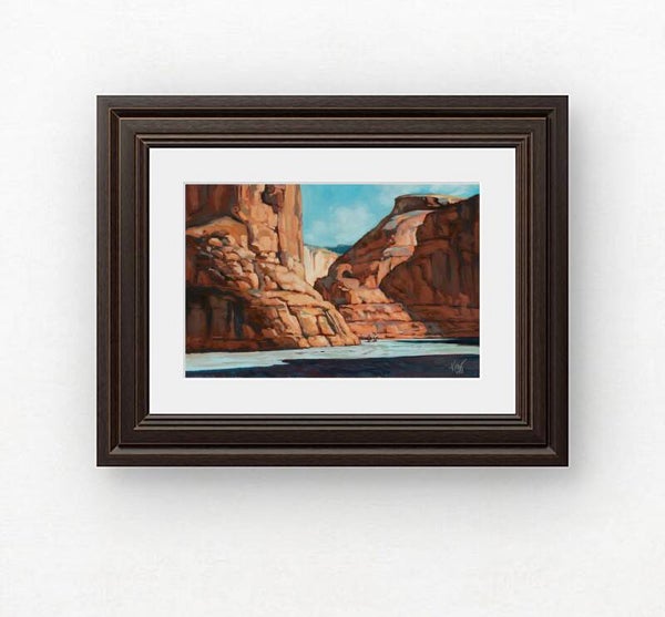 Zion Cliffs - Study of artist "Edger Payne"